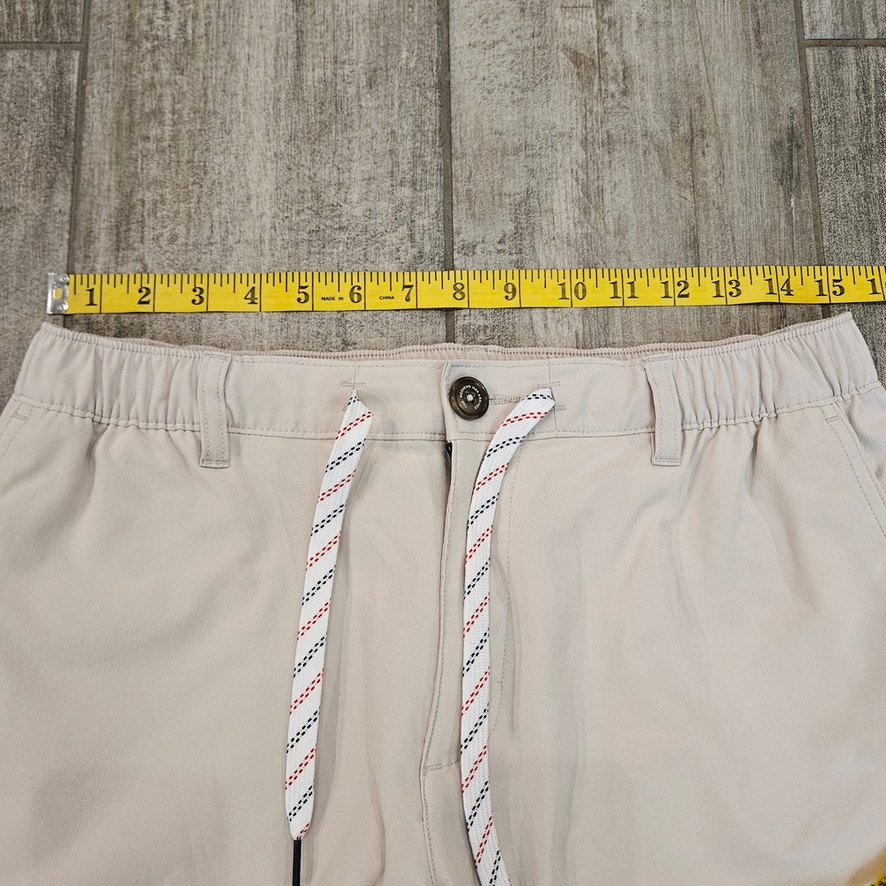 Chubbies Everywear Shorts Mens L Khaki 6" Inseam Stretch Performance Golf Preppy - Picture 4 of 13